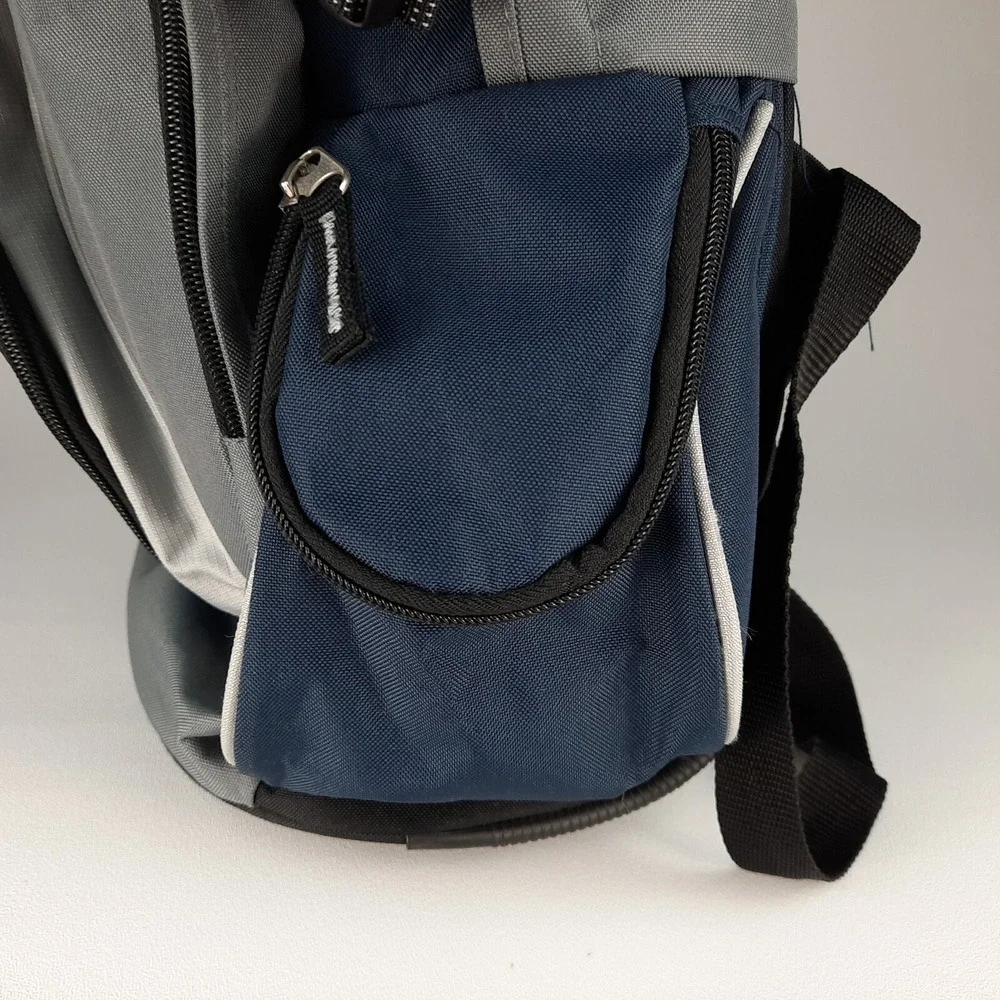 Uconn Huskies Dual NCAA Champs Basketball Coors Light Rolling Backpack Blue Grey